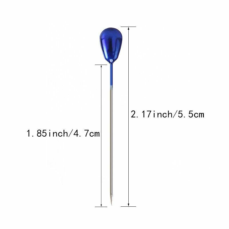 100Pcs/Lot Extra Long Pearl Head Pin 55mm Plastic Metal Sewing Corsage Push Pins