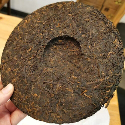 7572 Menghai Dayi Puer Tea Cake TAETEA Pu-erh China Yunnan Pu'er 2021 357g Ripe