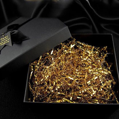 Paper Gift Box Filler Materials Glitter Metal Foils Decor Confetti Shredded 100g