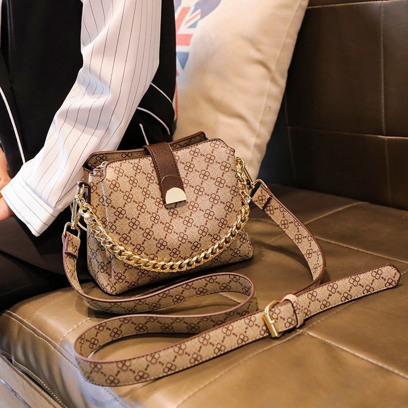 Clutch Shoulder Bag Crossbody Plaid Fashion Luxury Messenger Handbags 21*17*10CM