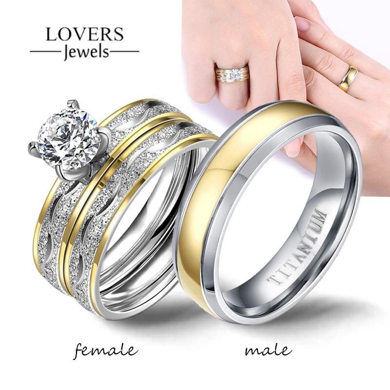 Anillos Sortijas 18k De Compromiso Matrimonio Boda Oro/plata Regalos Para Mujer