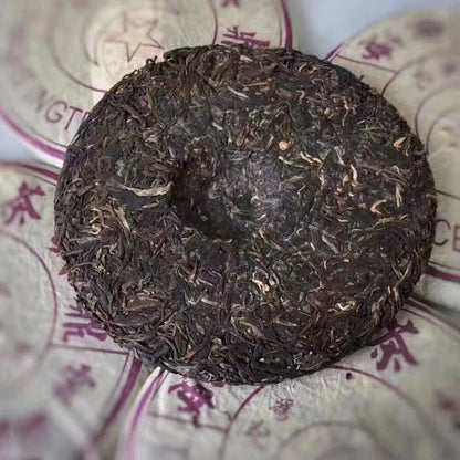 357g Yunnan Old Raw Pu-erh Tea Cake 2000 Dingxing Aged Pu'er Cake Tea Puerh Tea