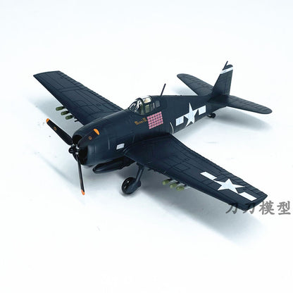 1:72 World War Ii American F6f Hellcat Alloy Aircraft Fighter Model
