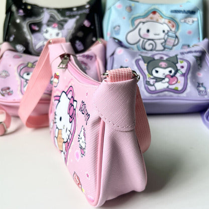Kuromi My Melody Pompompurin Cinnamoroll PU Crossbody Shoulder Bag Shoulder Bag