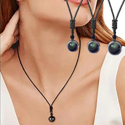 Amuletos De Proteccion Collares Para Buena Suerte Obsidiana Contra La Brujeria