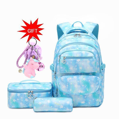 Backpack Kids Girls School Backpack Girls Bookbags Set Children's Schoolbag