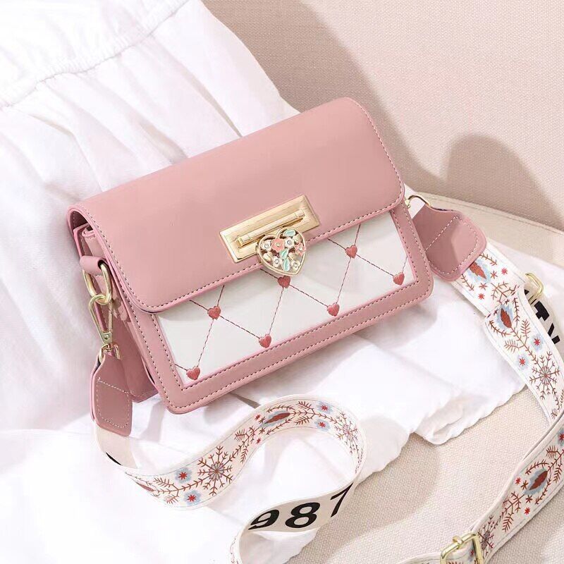 Small Bag Colored Girl One Shoulder Women's Bag High School Student Bag