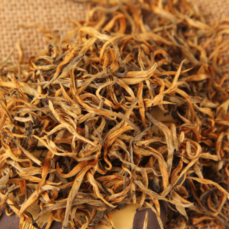 Yunnan Spring Tea Top Gold Wire Black Tea Red Single Bud Organic Dian Hong Tea