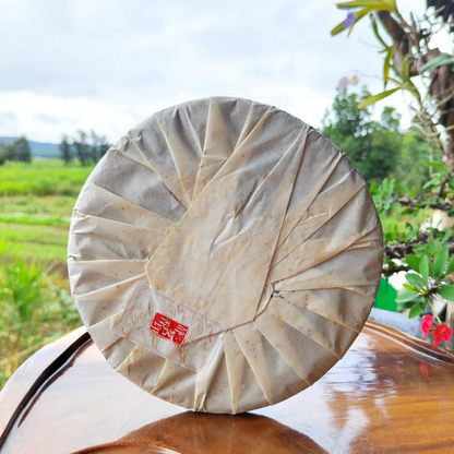 357g 2015 Year Aged Puerh Raw Tea Cake Yunnan Old Pu-erh Shengcha Old Pu'er Tea