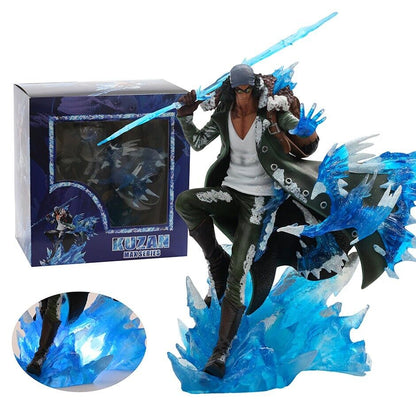Anime One Piece Kuzan PVC Actionfigur Modell GK Statue Sammlerstück Spielzeug 2 Köpfe-