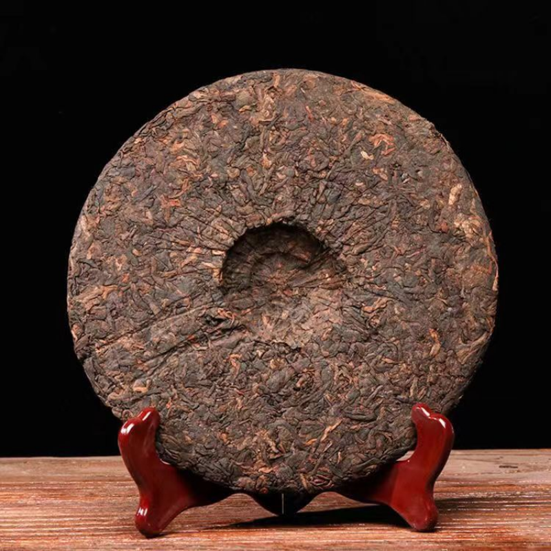 357g Yunnan Ripe Puerh Tea 2008 Year Pu-erh Cooked Tea Cake Old Pu'er Black Tea