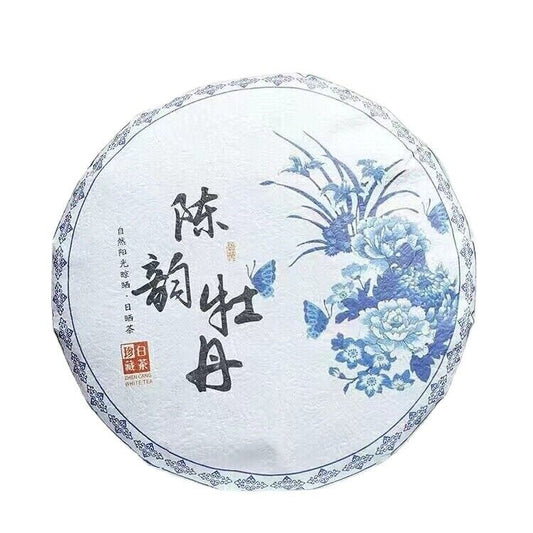 300g Wild Fuding Supreme Baimudan King White Peony Cake White Tea 10.58oz