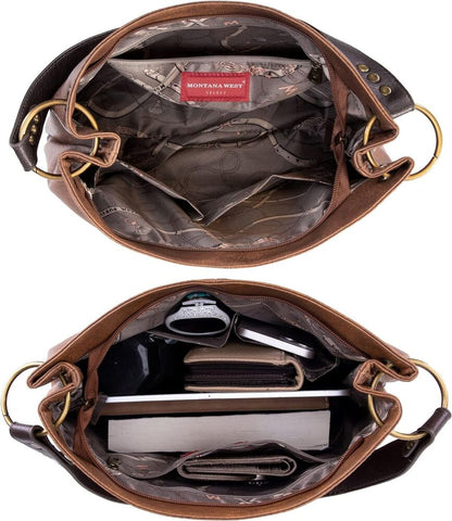 Montana West Tote Bag for Women Top Handle Satchel Purse Oversized Shoulder Hand