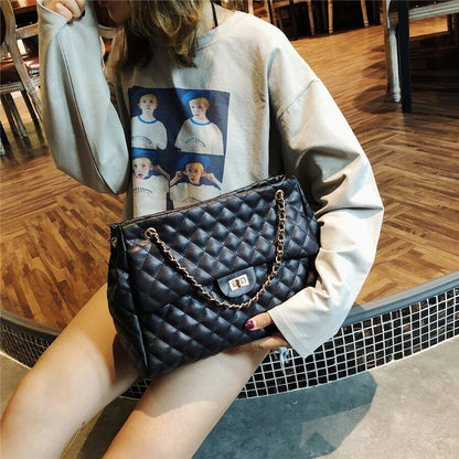 High Quality Women Pu Leather Shoulder Bag Luxury Large Capacity Crossbody Bag