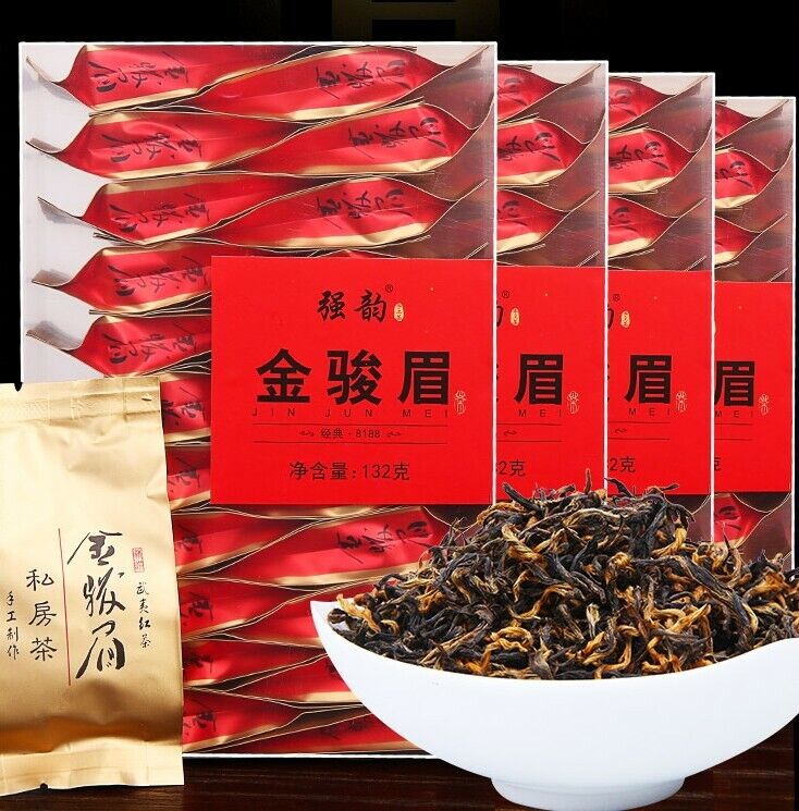 WuYi Jin Jun Mei Silver Grade Eyebrow Lapsang Souchong Black Tea Yin Jun Me