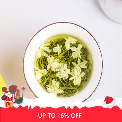 50g Jasmine Flowers Green Tea Jasmine Flurries Chinese Green Tea Jasmine Flower
