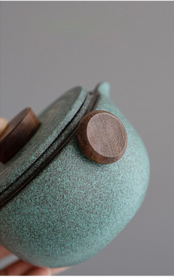Green Ceramic Tea Cups and Sets Chinese Tea Set