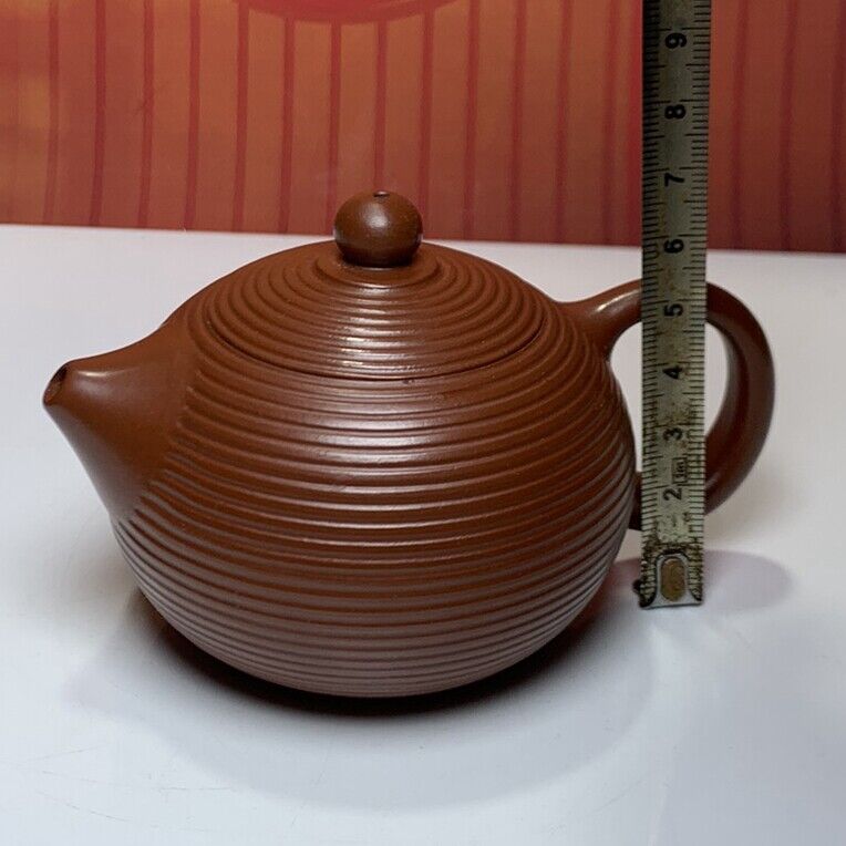 Vintage Chinese Yixing Purple Clay Teapot Zisha Ceremony Exquisite Teaware Small