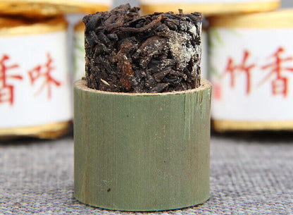 2017 Year Bamboo Bingdao Ancient Pu'er Puerh Tea Yunnan Puer Ripe 500g