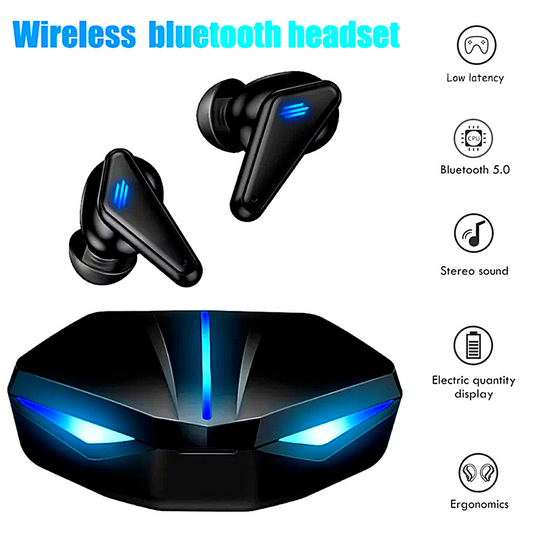 Audifonos Bluetooth Inalambricos Para Juegos&Musica Auriculares Dual Mode 2023