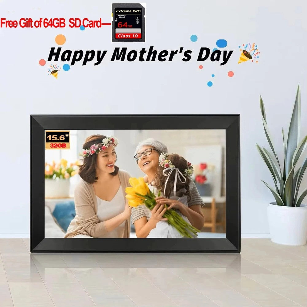 15.6 inch built in 32GB/64GB WiFi Large touch ips digital photo frame 1920*1080