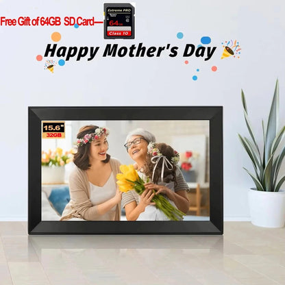 15.6 inch built in 32GB/64GB WiFi Large touch ips digital photo frame 1920*1080