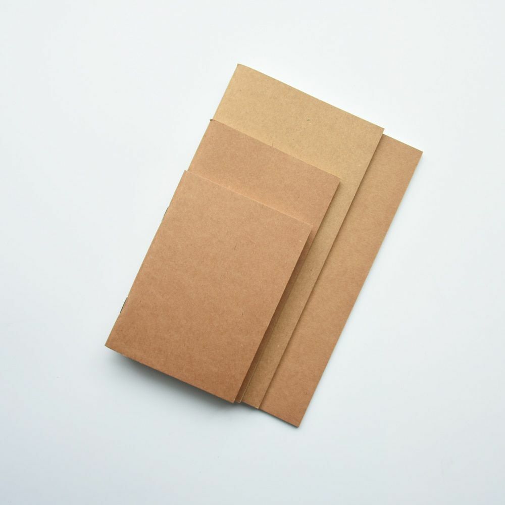 Kraft Paper Notebook Filler Paper Inserts Blank Dot Grid Notepad Diary Journal