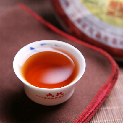 MENGKU Meng Ku Gong Ting Pu-erh Tea Cake 2007 400g Palace Pu'er Ripe Puer Tea