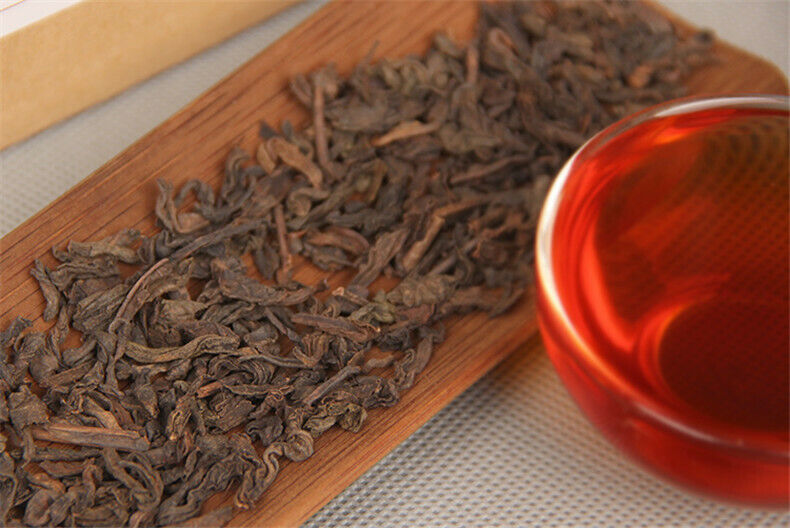 120g Ripe Pu-erh Loose Black Tea Chinese Puer Tea Boxed Fragrant Ancient tree