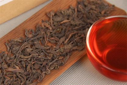 120g Ripe Pu-erh Loose Black Tea Chinese Puer Tea Boxed Fragrant Ancient tree