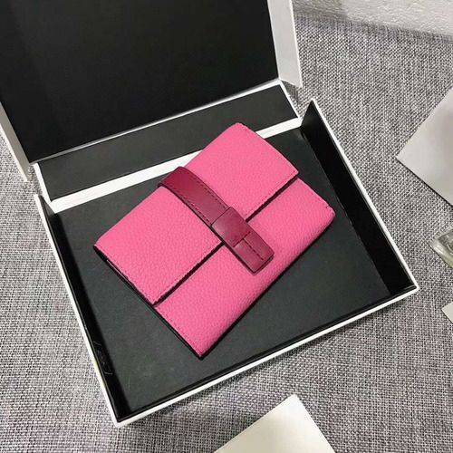 Short Wallet Contras Colors Zipper Wallet Multi-card Coin Purse 3-fold Polyester