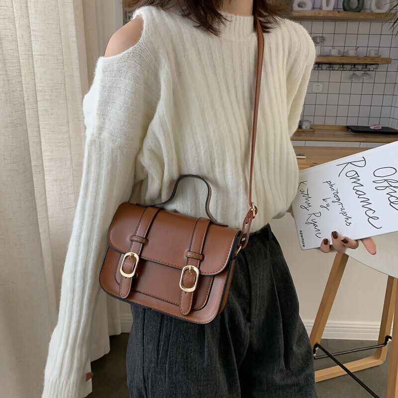 Flap Lock Women Bags Leather Shoulder Bags Clutch Crossbody Bag Handbag