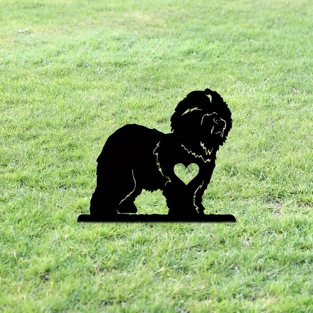 Vivid Beagle Garden Stake Iron Silhouette Metal Yard Sign Courtyard Art Garden