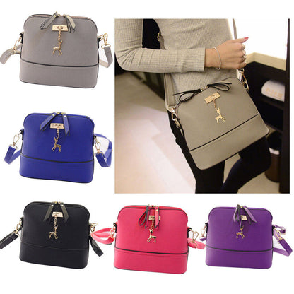 New Women's PU Leather Shoulder Bag Tote Purse Handbag Messenger Crossbody Purse