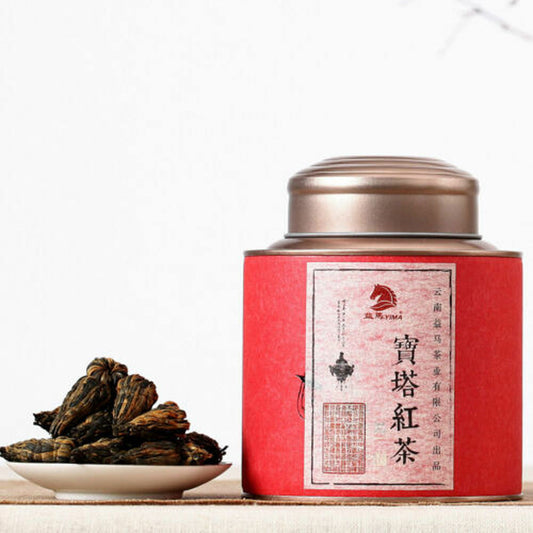 Black Tea Handmade Dian Hong Tea Yunnan Fengqing Pagoda 250g/ton-