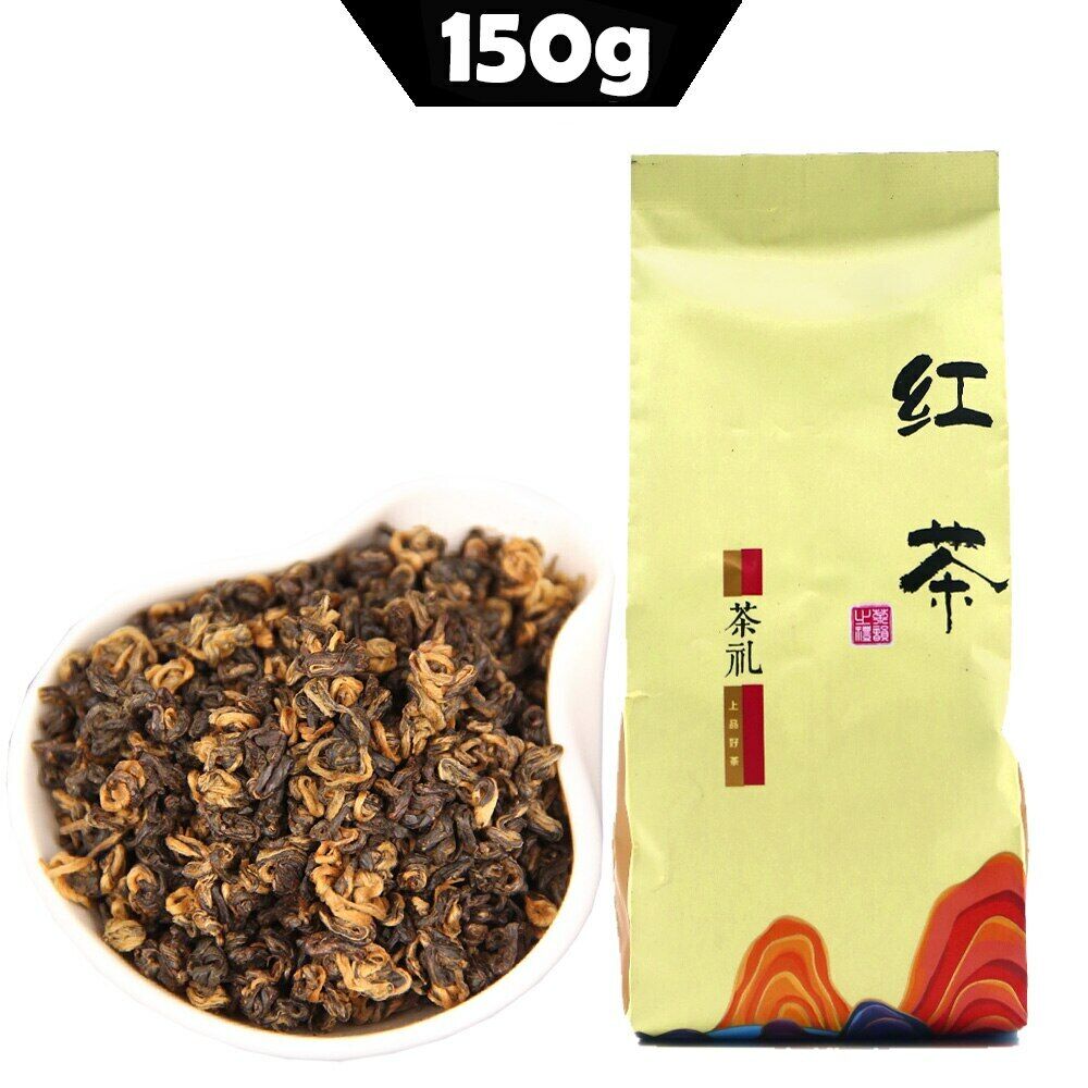 150g Yunnan Red Tea One Bud and One Leaf Dianhong Red Spiral Black Tea