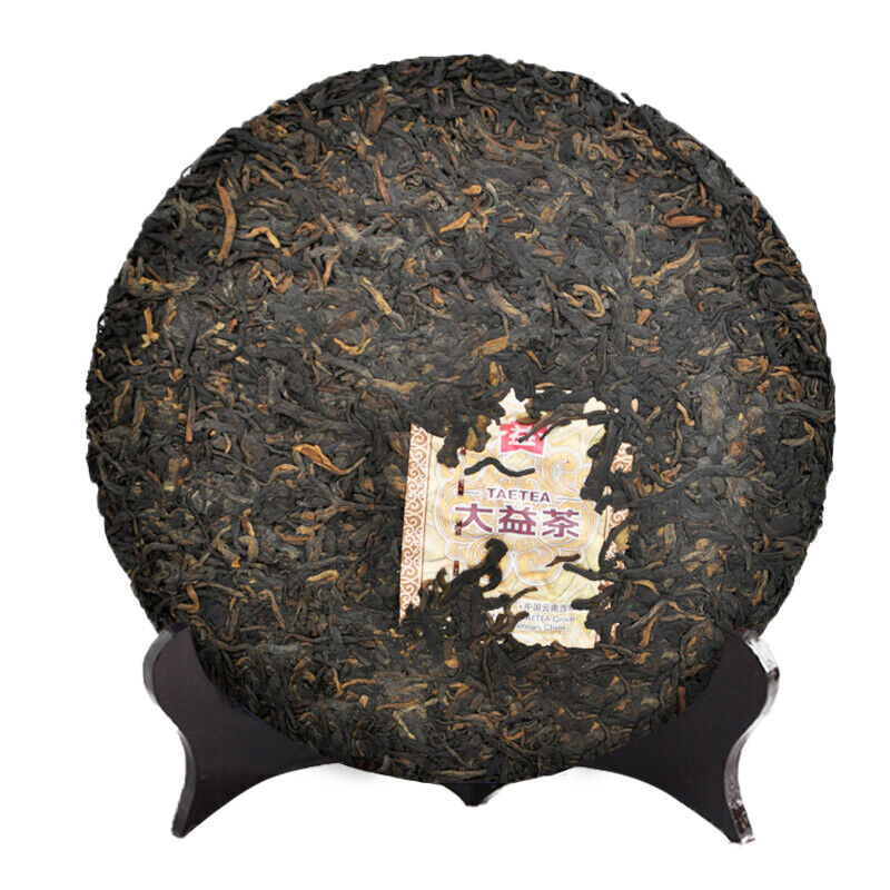 7452 Menghai Dayi Puer Tea Cake TAETEA Pu-erh Ripe Yunnan Pu'er 357g 2016 1601