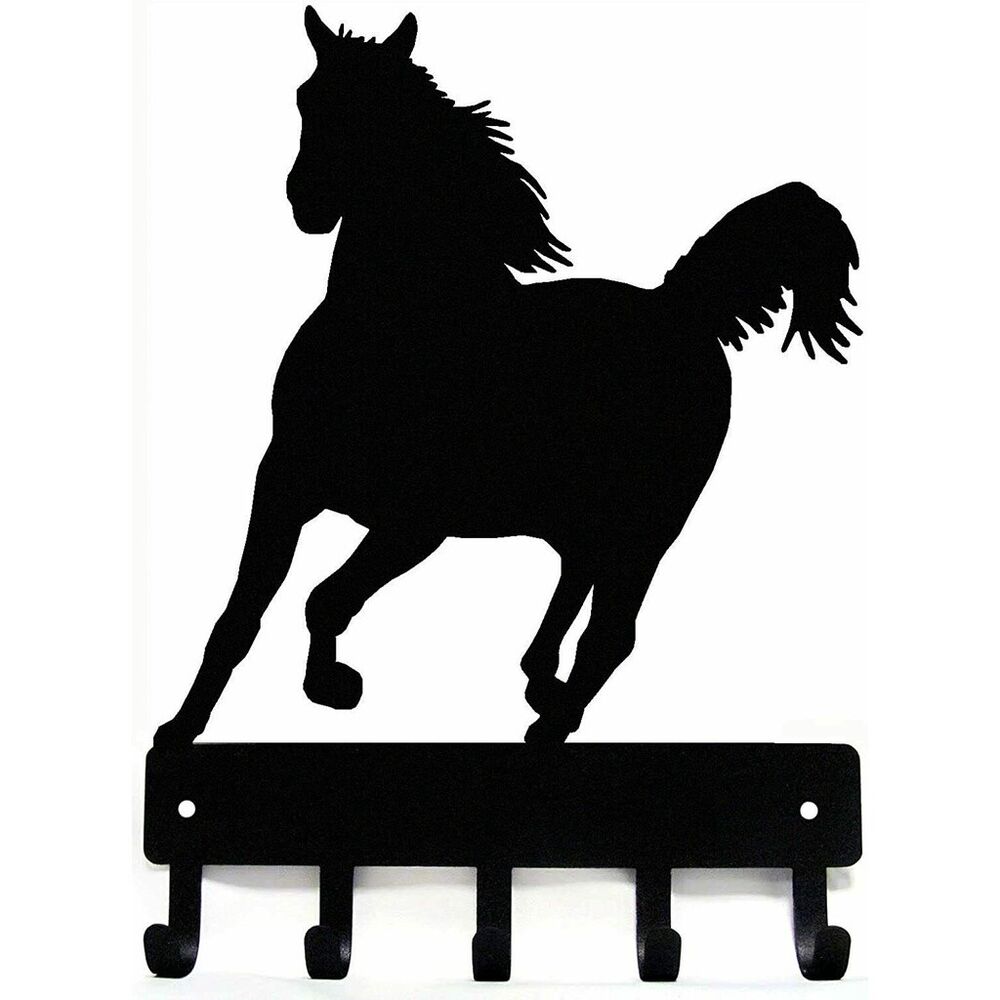 Wall mounted hanger Metal pendant Horse Key Rack Hanger Metal pendant wall art
