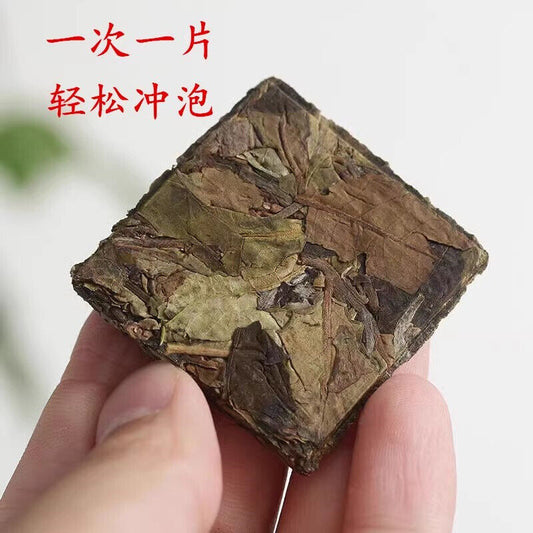 500g Organic Yunnan White Tea Brick Flower Honey Fragrance Health Tea