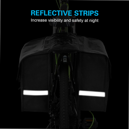 28L Water Resistant Bicycle Rear Seat Carrier Rack Trunk Bags Cycling Bike Bag