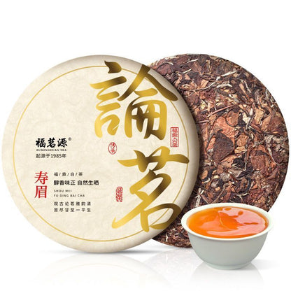 Fuding White Tea Chen Xiang Old White Tea Tai Mo Shan Old Shou Mei Tea Cake 300g