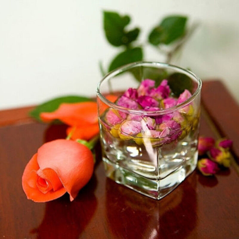 50g Organic Red Rosebud Rose Buds Flower Floral Herbal Dried Health Tea Tasty