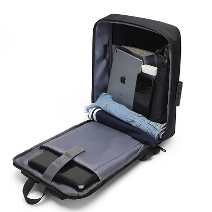 Black PC Hard Shell Bag Commuting Business Backpack Men's Backpack Computer Bag
