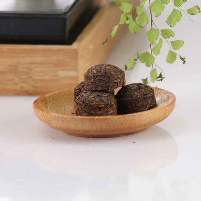 Colourful Yunnan The Top of Mini Gold Pu'er Tea Tuocha Ripe Puer Pu-erh 45g Box