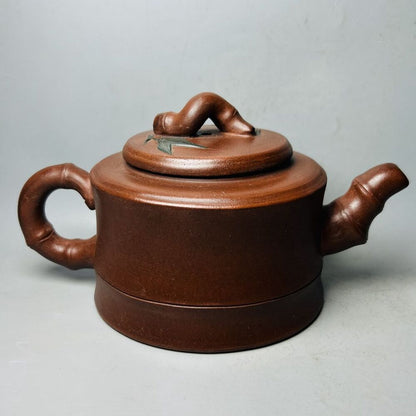 Vintage Chinese Yixing Purple Clay Teapot Zisha Ceremony Exquisite Tea Set Rare