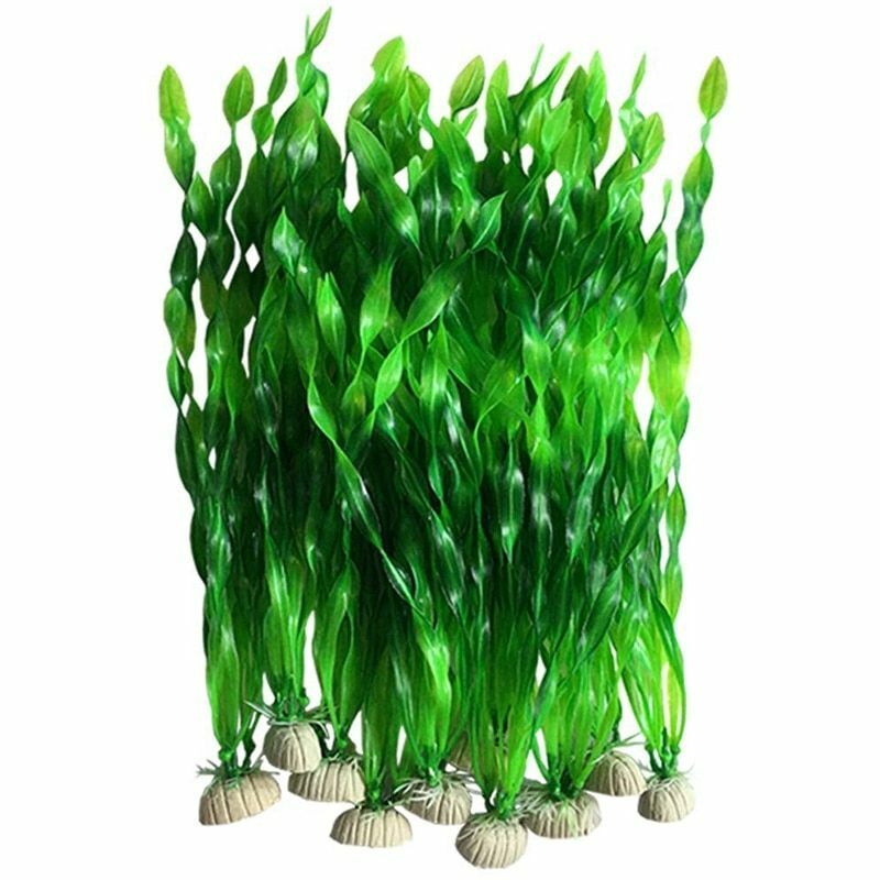 20Pcs/Lot Artificial Plastic Plants Aquarium Grass Fish Tank Decoration Ornament