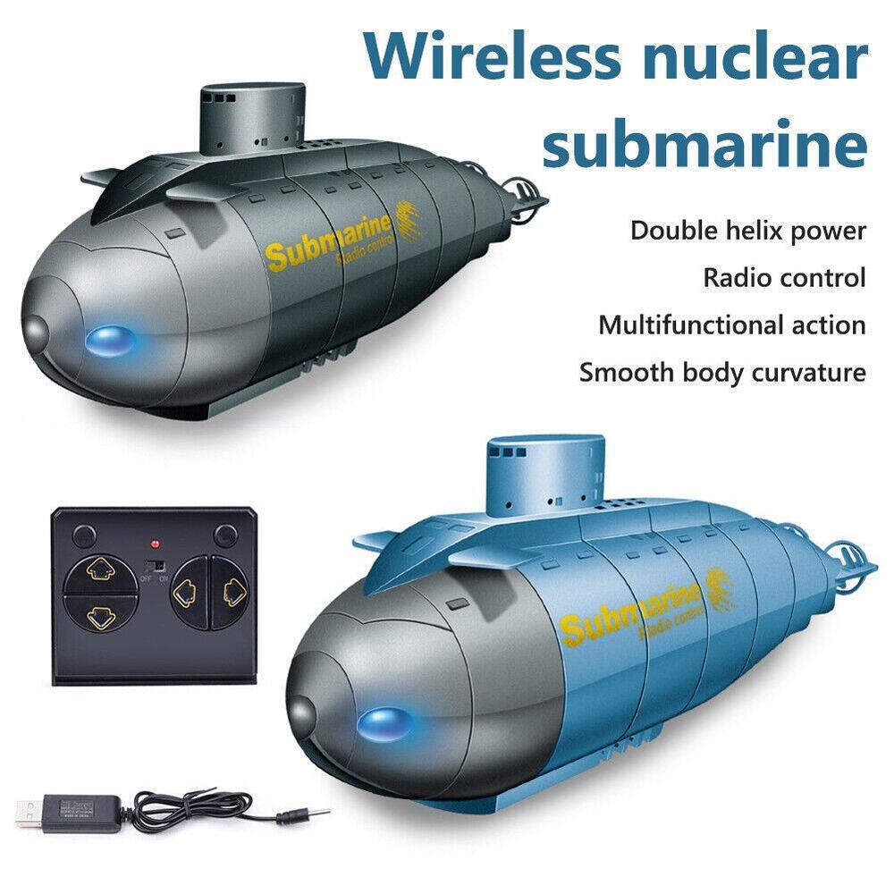 Submarine Rc Boat Toy Remote Electric Model 6 Channels Diving Wireless Control