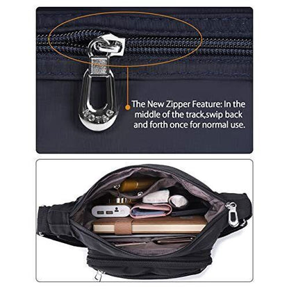Crossbody Bag for Women Waterproof Shoulder Bag Messenger Bag Casual Nylon Purse