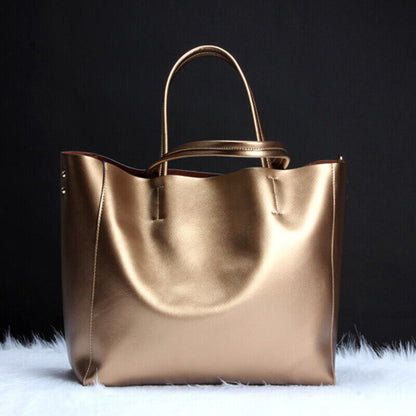 100% Genuine Leather Mummy Bag Large Capacity Tote Bag Sling Shoulder Handbags