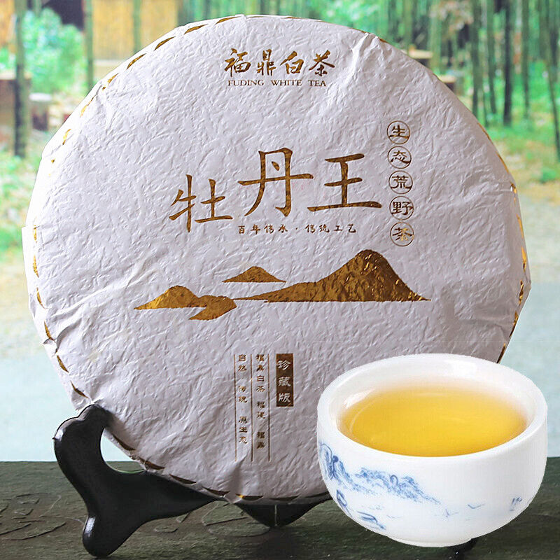 2016 Fuding White Tea White Peony Tea Wild Old PAI MU TAN Bai Mu Dan Cake 300g